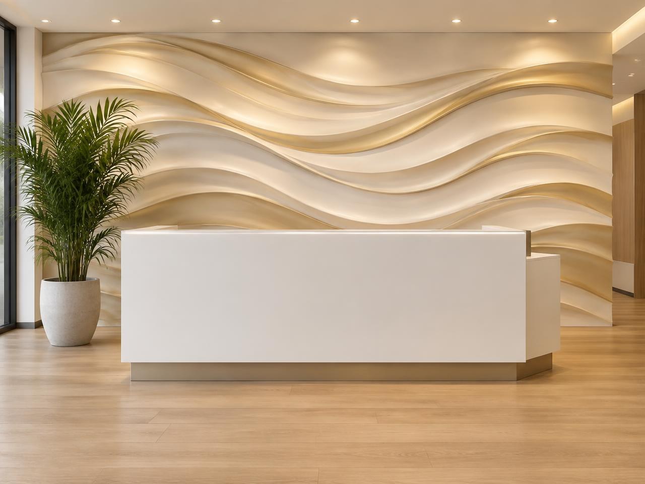 After: Lobby — wall mural